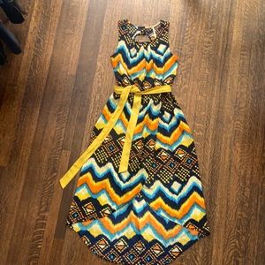 Cutout-Back Tulip Dress M